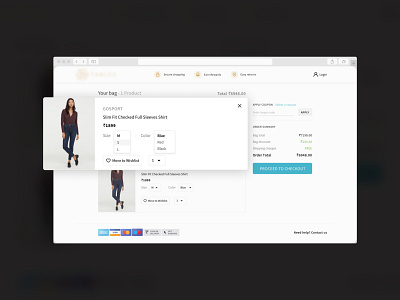 Cart Screen - E-commerce