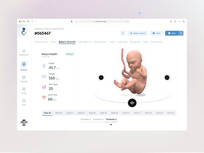 🤰🏻Mother Care app exploration baby concept doctor portal healthcare minimal mothercare pregnancy product design uidesign webapp