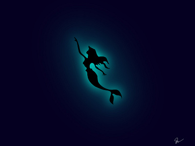 Mermaid designmessage graphicdesign