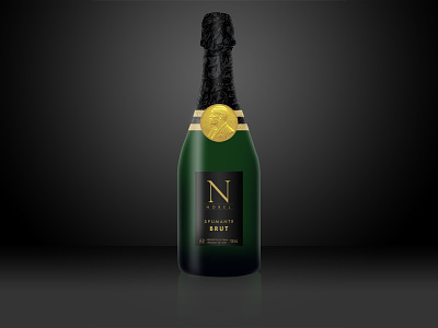 Nobel bottle champagne photoshop spumante wine