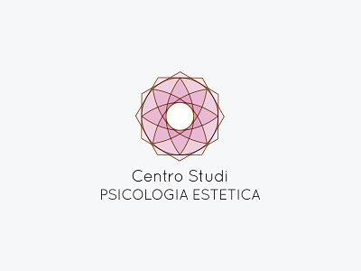 Psicologia Estetica logo beauty geometry illustrator logo psychology symmetry