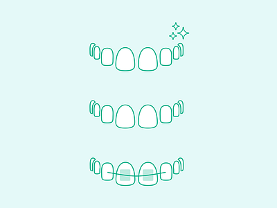 Teeth Vector Illustrations design graphic design iconography illustration vector