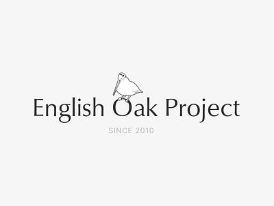 English Oak Project Branding - Full Logo branding design graphic design illustration logo vector