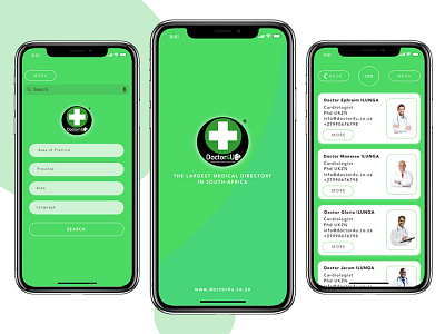 Doctor App Design Mockup