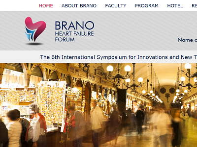 Brano Heart Failure Forum web design