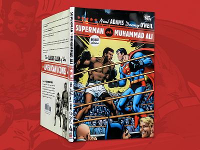 DC Comics: Superman vs. Muhammad Ali art direction book design boxing comic book art comics dc comics graphic design layout design muhammad ali publication design superhero superman typogaphy