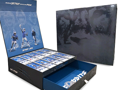 2018 Detroit Lions Season Ticket Member Packaging art direction branding detroit detroit lions experience football graphic design nfl packaging design sports sports branding ticket design