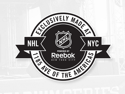 NHL Jersey Patch art direction branding design graphic design illustration logo nhl patch design sports branding vector