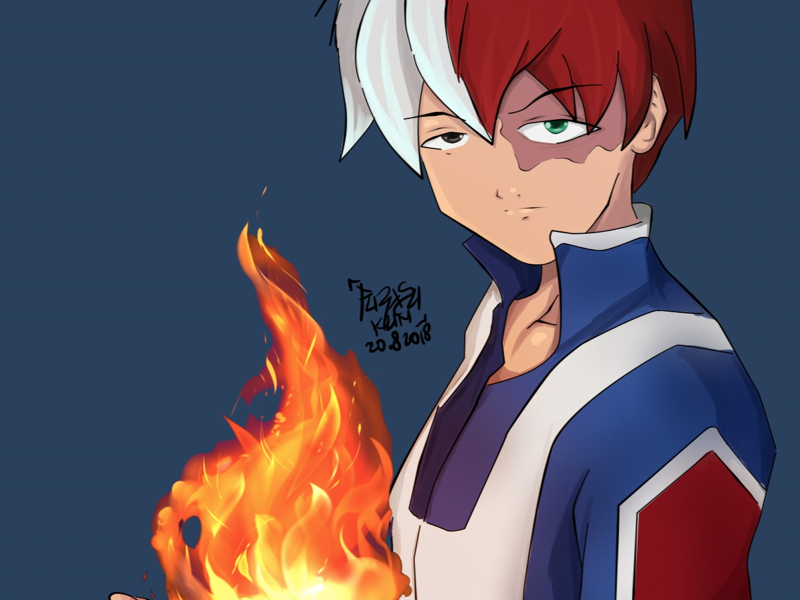 Todoroki by Mohammad J Firdaus on Dribbble