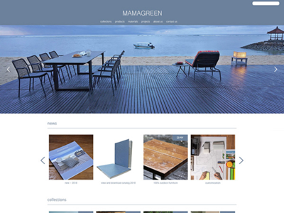 MAMAGREEN.com web design webdesign