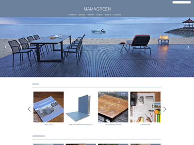 MAMAGREEN.com web design