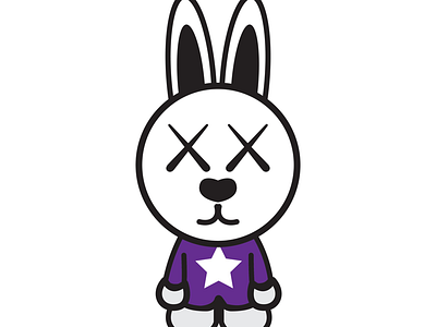 BAD BUNNY. character logo mascots