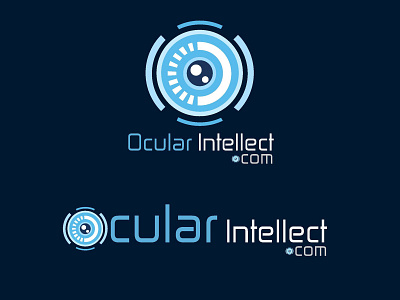 Ocular Intellect Logo bootstrap branding design icon illustration logo ui ux vector website