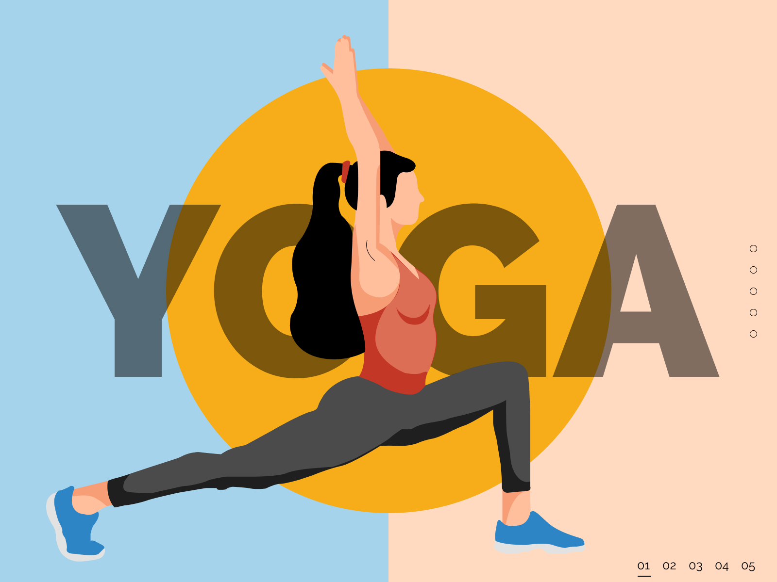 Yoga Banner UI by Reeta Rani on Dribbble