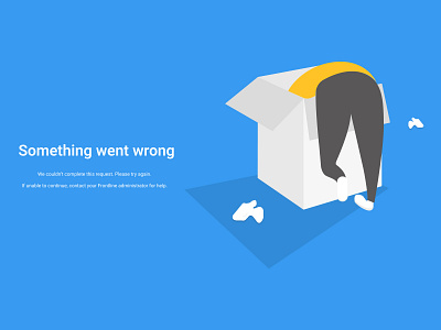 Generic Error Page UI design ui ux vector website