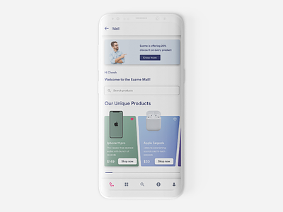 Shopping Products on Mall! appdesign dailyui dailyuichallenge design designer dribbble mobiledesign shopping uidesign uitrends userexperience userinterface ux uxdesign web webdesign