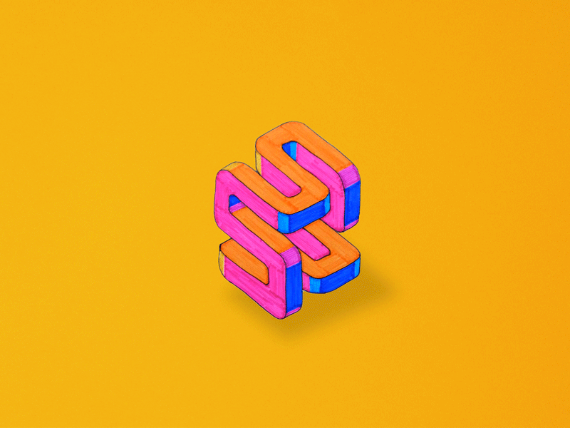 Letter S animated gif decoration doodle doodling illustration initials typography