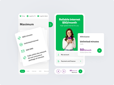 Mobile concept for Telecom company