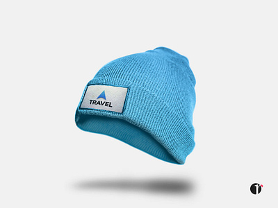 Beanie Hat adobe beanie behance blue branding cap design dibbble graphic design hat instagram linkedin mockup photoshop pinterest tour travel winter