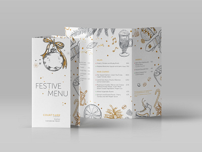 Menu Design for Courtyard by Marriott