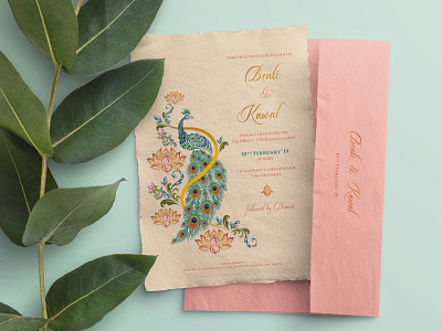 Invite for Engagement Ceremony engagement ethnic indian invite pastels traditional