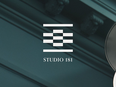 Studio 181 logo concept branding design icon identity interior design logo logotype minimal structure typography ui vector web web design