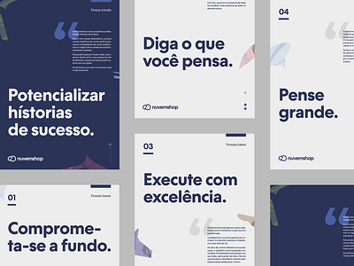 Posters of our core values branding design poster typography