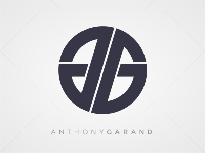 Anthony Garand Logo clean logo monogram symmetrical