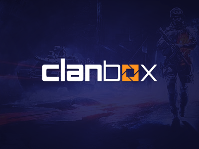 Clanbox Logo clan clansite custom font gaming logo