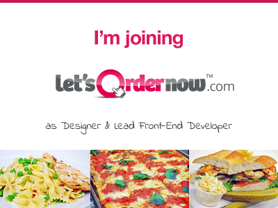 I'm Joining Let's Order Now