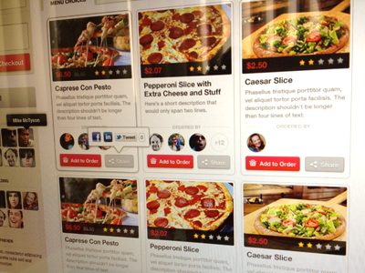 Menu avatar grid icon letsordernow menu rating restaurant share social store