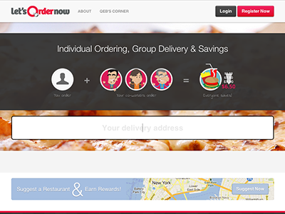 Let's Order Now — Version 3 homepage letsordernow