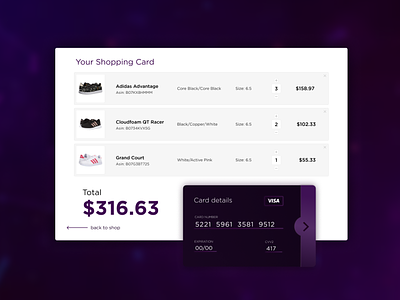 Credit card checkout