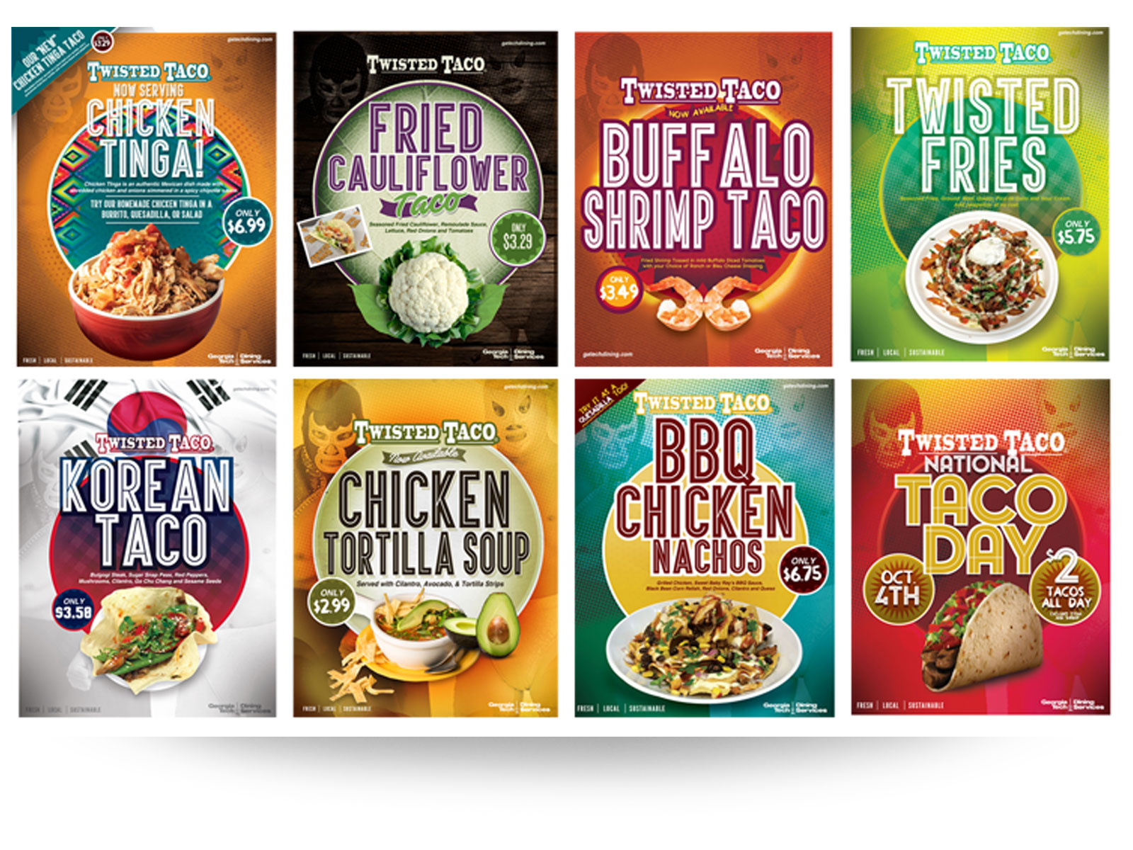 Twisted Taco Poster Design by Kasey Smith on Dribbble