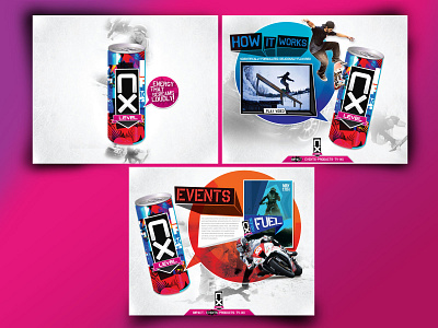 NX Level Energy Drink Website Concept