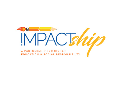 Impactship Branding brand brand and identity branding college icon internship logo logo design typography university