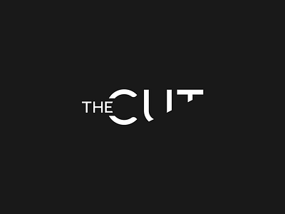 The Cut branding clean design elegant logo minimal smart sophisticated wordmark