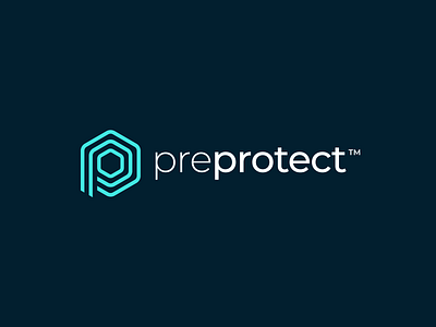 preprotect branding clean design leter p logo monogram pp protection security