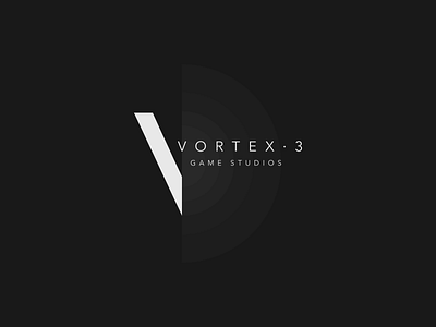 VORTEX·3 branding design elegant futuristic games jrpg letter v logo sophisticated videogames