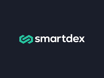 smartdex bitcoin branding clean coin crypto cryptocurrency design elegant exchange letter s logo modern