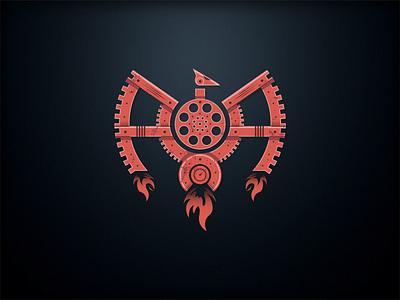 Phoenix Films animation bird branding design films illustration logo phoenix productions steampunk vector