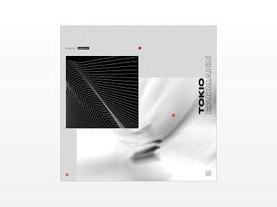 Erdmann - "TOKIO" and "HOURLY" (Cover Artwork) bauhaus clean cover artwork cover design design electronic music minimal minimalism music typography