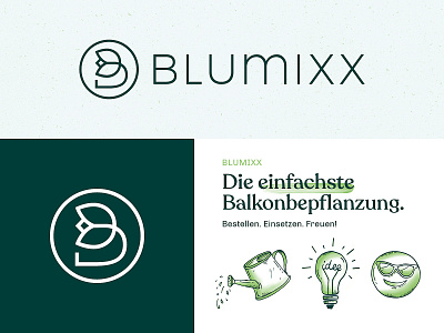 Blumixx Logo & Corporate Design