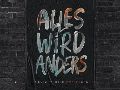 Menschenkind - 'Alles wird anders' (Poster Design)