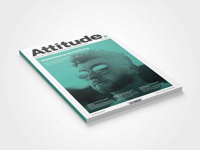 "Attitude" - Magazine Design brand identity branding clean concept design editorial editorial design flat magazine magazine cover magazine design minimal mockup print type typography