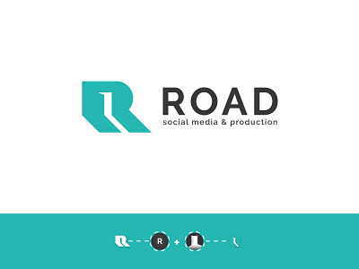 Road logo busines logo logo design media negative space social media