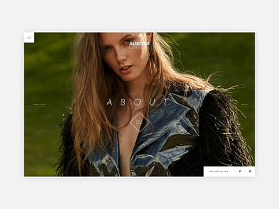 Aurora Borealis Store Home & Product Page animation branding fashion gif transition ui ux video web webdesign