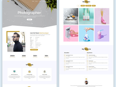 Mira - Creative Resume/Portfolio HTML5 Template