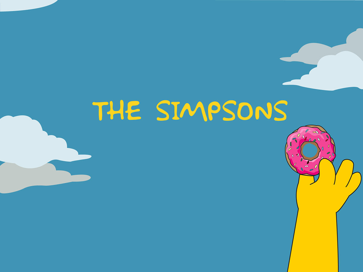 Simpsons illustration by Natalie on Dribbble