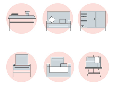 Icons art flat flatdesign icons illustration vector